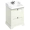 Burlington 65 2-Drawer Vanity Unit & Classic Basin - Sand Large Image