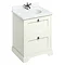 Burlington 65 2-Drawer Vanity Unit & Minerva Worktop with Basin - Sand Large Image