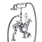 Burlington - Anglesey Angled Deck Mounted Bath/Shower Mixer - AN19 Large Image