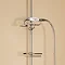 Burlington Anglesey Bath Shower Mixer w Riser, Curved Arm, 9" Rose, Diverter, Cradle & Soap Basket Profile Large Image