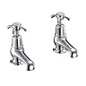 Burlington Anglesey - Chrome 3" Basin Taps