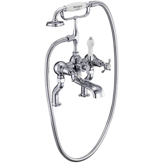 Burlington - Anglesey Deck Mounted Bath/Shower Mixer - AN15 Profile Large Image