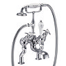 Burlington Anglesey Regent - Angled Deck Mounted Bath/Shower Mixer - ANR19 Large Image