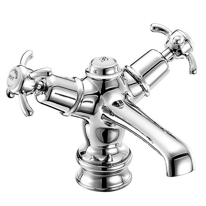 Burlington Anglesey Regent Basin Mixer Tap with Click Clack Waste - ANR6 Feature Large Image