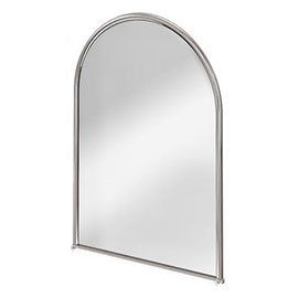 Burlington Arched Mirror with Chrome Frame - A9-CHR Medium Image