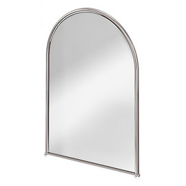 Burlington Arched Mirror with Chrome Frame - A9-CHR Large Image