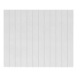 Burlington Arundel Bath End Panel - Matt White Large Image