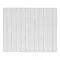 Burlington Arundel Bath End Panel - Matt White Large Image