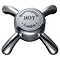 Burlington Avon Thermostatic Valve with Bath Spout & Riser Shower Kit - Anglesey Tap - H111-AN Profile Large Image