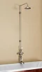 Burlington Avon Thermostatic Valve with Bath Spout & Riser Shower Kit - Anglesey Tap - H111-AN Large Image