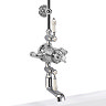 Burlington Avon Thermostatic Valve with Bath Spout & Riser Shower Kit - Birkenhead Tap - H111-BI Feature Large Image