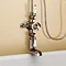 Burlington Avon Thermostatic Valve with Bath Spout Riser & Slider Kit - Birkenhead Tap - H104-BI Feature Large Image
