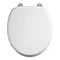 Burlington Back to Wall Pan with Gloss White Seat Profile Large Image