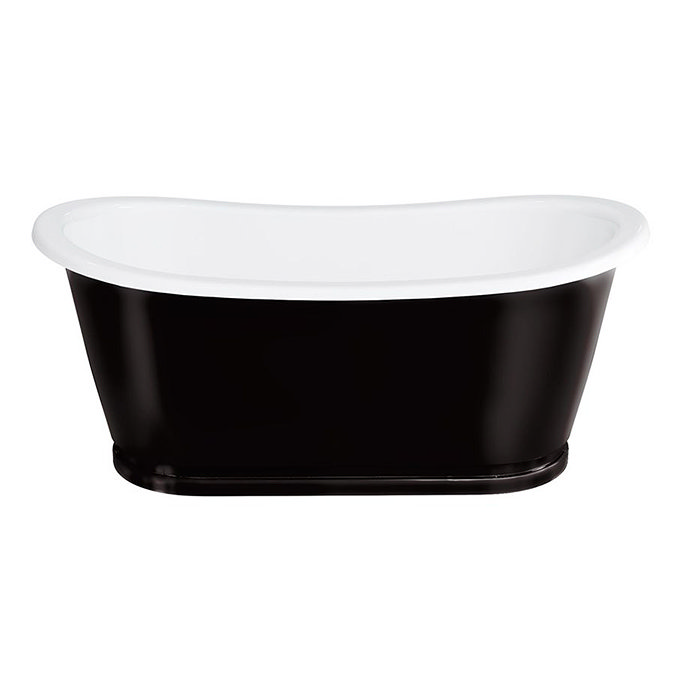 Burlington Balthazar 1675 Black Double Ended Bath  Profile Large Image