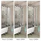 Burlington Bath Screen with Access Panel - 850 x 1450mm - BU44 Profile Large Image
