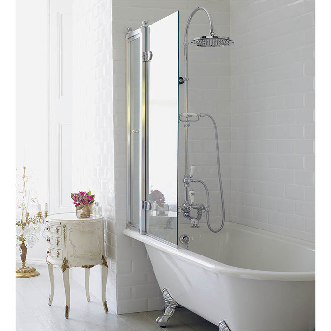 Burlington Bath Screen with Access Panel - 850 x 1450mm - BU44  Feature Large Image