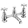 Burlington - Birkenhead 2 Tap Hole Bridge Basin Mixer with Plug & Chain - BI10 Large Image