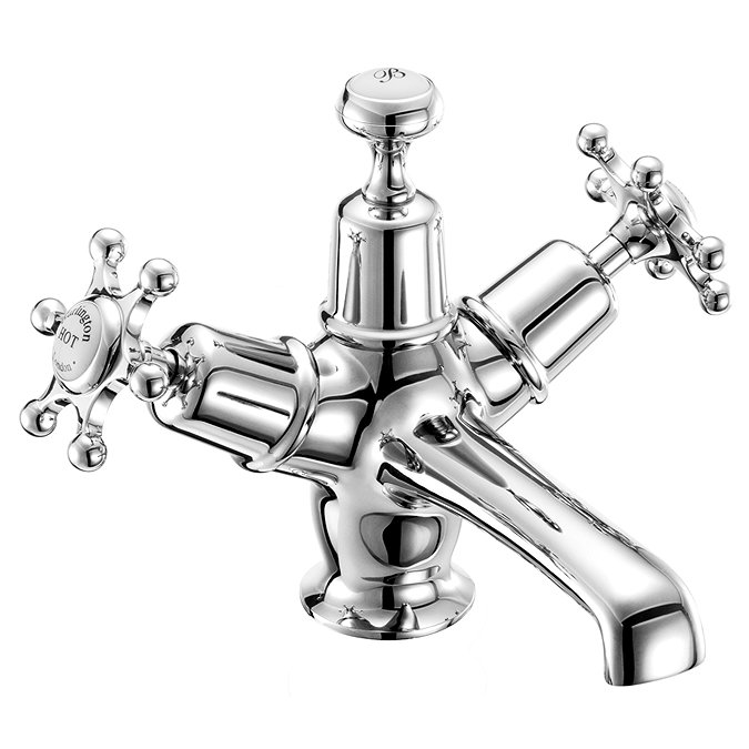 Burlington - Birkenhead Basin Mixer Tap with Ceramic Indice & Click Clack Waste - BI6 Large Image