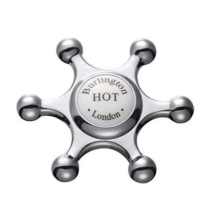 Burlington Birkenhead Regent - Chrome 3" Basin Taps