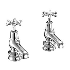 Burlington Birkenhead Regent - Chrome 3" Basin Taps