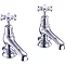 Burlington Birkenhead Regent - Chrome 5" Basin Taps - BIR2 Large Image