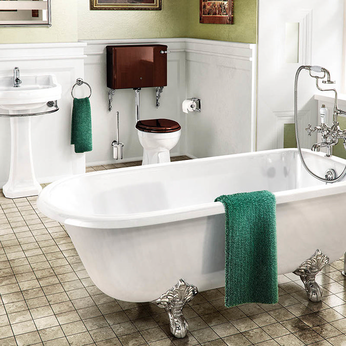 Burlington Blenheim Single Ended 1700 x 750mm Freestanding Bath + Legs  additional Large Image