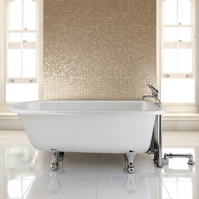 Burlington - Blenheim Single Ended 1700mm Freestanding Bath with Legs Large Image