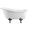 Burlington - Buckingham Slipper 1500mm Freestanding Bath with Legs In Bathroom Large Image