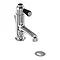 Burlington Chelsea Black Straight Basin Mixer with Pop-up Waste Large Image