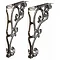 Burlington Chrome Ornate Medium Brackets - T32CHR Large Image