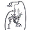 Burlington Claremont Angled Deck Mounted Bath/Shower Mixer - CL19 Large Image