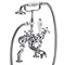 Burlington Claremont Angled Deck Mounted Bath/Shower Mixer - CL19 Large Image