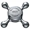 Burlington Claremont Bath Shower Mixer w Riser, Straight Arm, 9" Rose & Soap Basket Feature Large Image