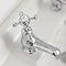 Burlington Claremont - Chrome 3" Basin Taps - CL1 Profile Large Image