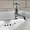 Burlington Claremont - Chrome 5" Basin Taps - CL2 Feature Large Image
