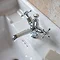 Burlington Claremont - Chrome Basin Mixer Tap with Pop Up Waste - CL4 Standard Large Image