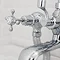 Burlington Claremont - Chrome Deck Mounted Bath/Shower Mixer - CL15 Feature Large Image