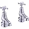 Burlington Claremont Regent - Chrome 3" Basin Taps - CLR1 Large Image