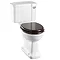 Burlington Cloakroom Slimline Toilet + Edwardian Basin inc. Wash Stand  Standard Large Image