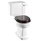 Burlington Cloakroom Slimline Close Coupled Traditional Toilet - Lever Flush Large Image