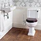 Burlington Cloakroom Slimline Toilet - Button Flush Profile Large Image