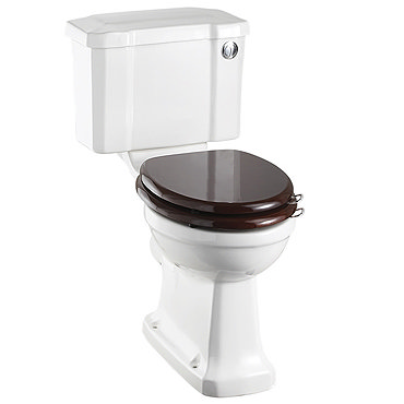 Burlington Cloakroom Slimline Toilet - Button Flush Profile Large Image
