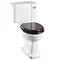 Burlington Cloakroom Slimline Toilet - Button Flush Large Image