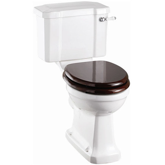 Burlington Cloakroom Slimline Toilet w/ Edwardian Wall Mounted 2TH Basin Profile Large Image