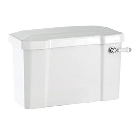 Burlington Close Coupled/Low level Cistern 51cm + Ceramic Lever Large Image