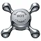 Burlington Clyde Claremont Valve w Cradle, Straight Arm, 9" Rose & Shower Kit - Ceramic Plate Profile Large Image