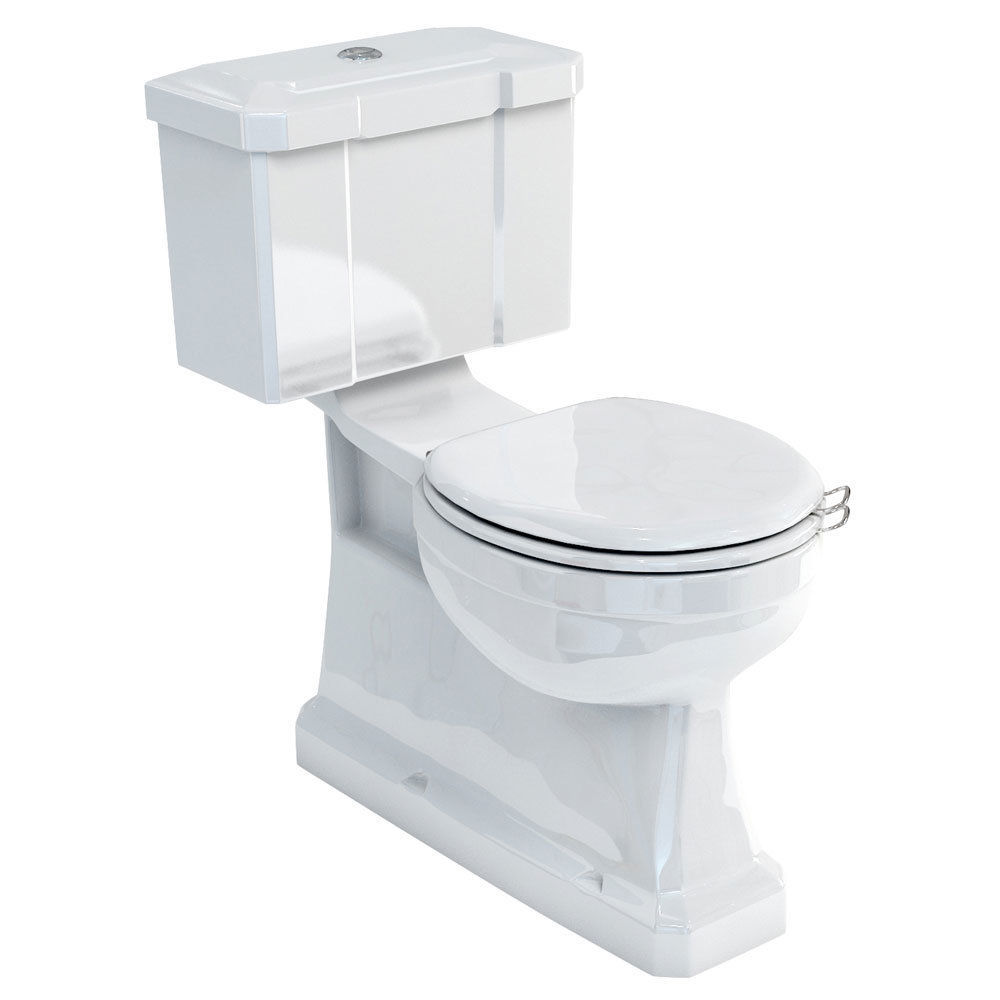 Burlington Concealed STrap CloseCoupled WC with Push Button Flush Online