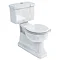Burlington Concealed Bottom Outlet Close-Coupled WC with Push Button Flush Large Image