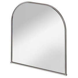 Burlington Curved Mirror with Chrome Frame - 700x700mm Medium Image
