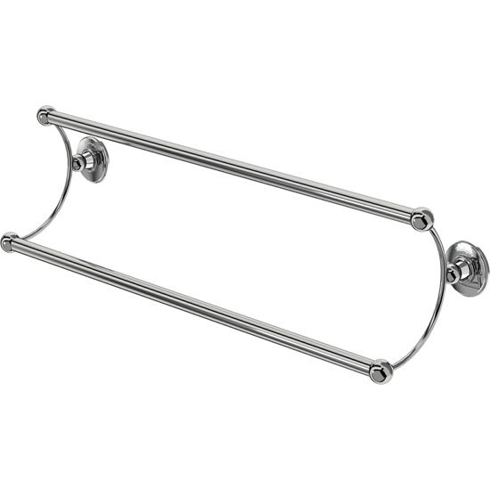 Burlington - Double Chrome Towel Rail - A17CHR Large Image